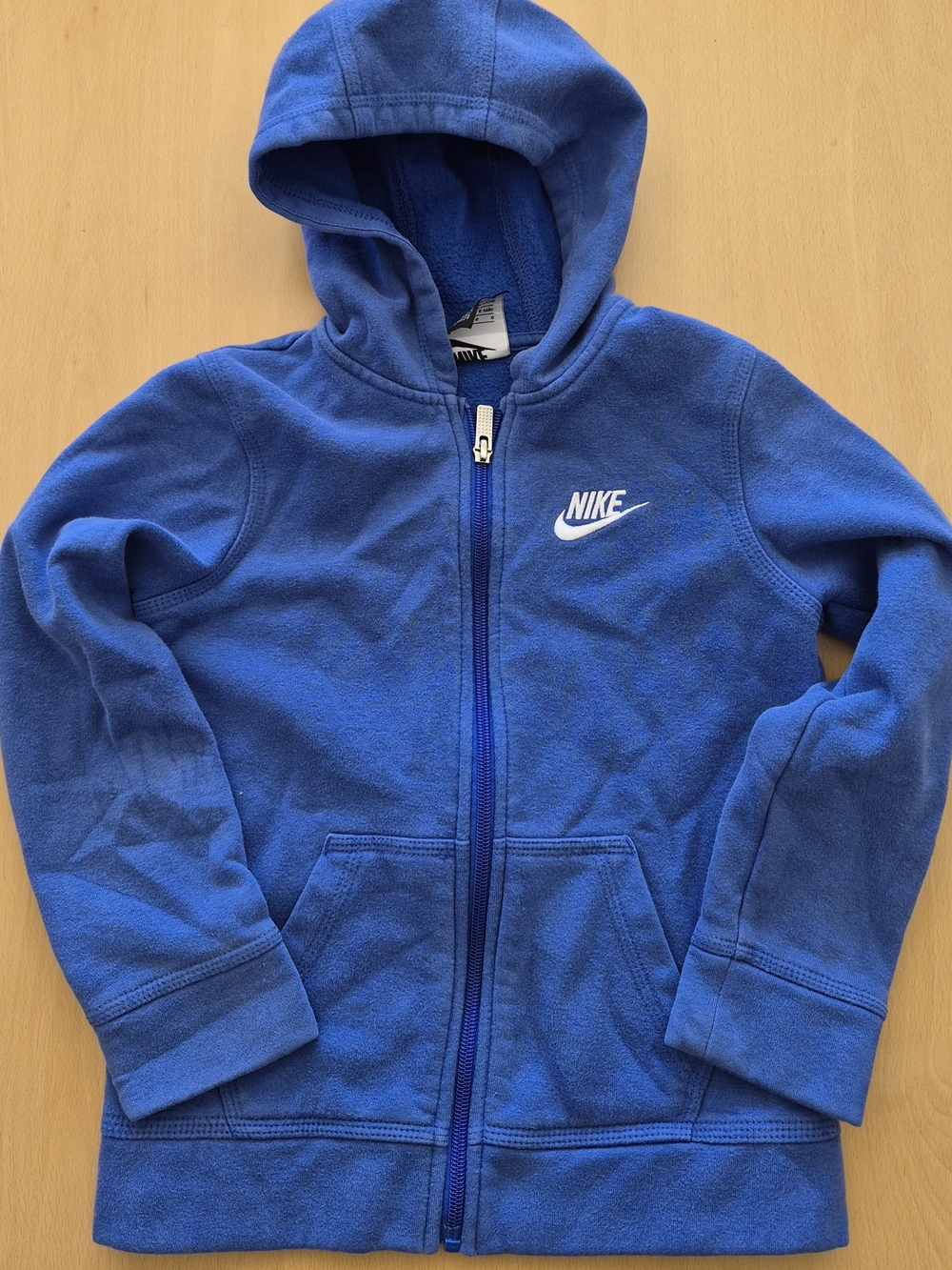 Nike Kids Royal Blue Full-Zip Hooded Sweatshirt